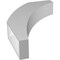 Ekena Millwork 5 1/2-in. W x 24-in. D x 36-in. H Thorton Architectural Grade PVC Knee Brace BRCP055X24X36THR - alternate 6